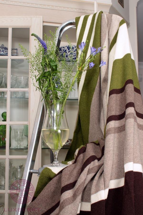 Плед LUXBERRY IMPERIO 82 бежево-зеленый 150х200