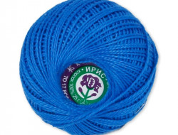 Пряжа СПБ ИРИС №2714 василек 100% мерсеризованный хлопок 20 шт х 25 гр, 150 м
