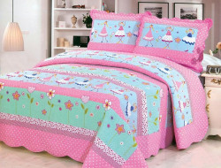 Покрывало с наволочками хлопковое TANGO PW333-189 PATCHWORK 230х250