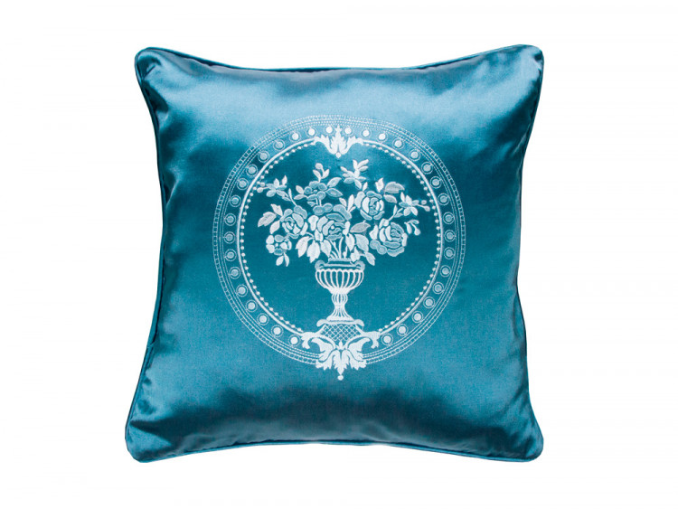 Наволочка декоративная ASABELLA D9-1 безмятежно-синяя 45х45