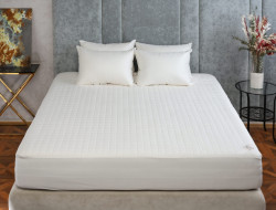 Наматрасник GERMAN GRASS MATTRESS COTTON DRYSOFT GRASS непромокаемый с юбкой 200х200х40