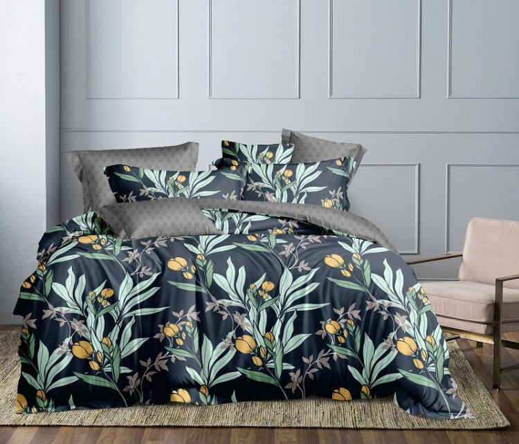 Постельное белье из микросатина TANGO DREAM FLY DF-475 50х70 (1шт), 70х70 (1шт) 1,5-спальное