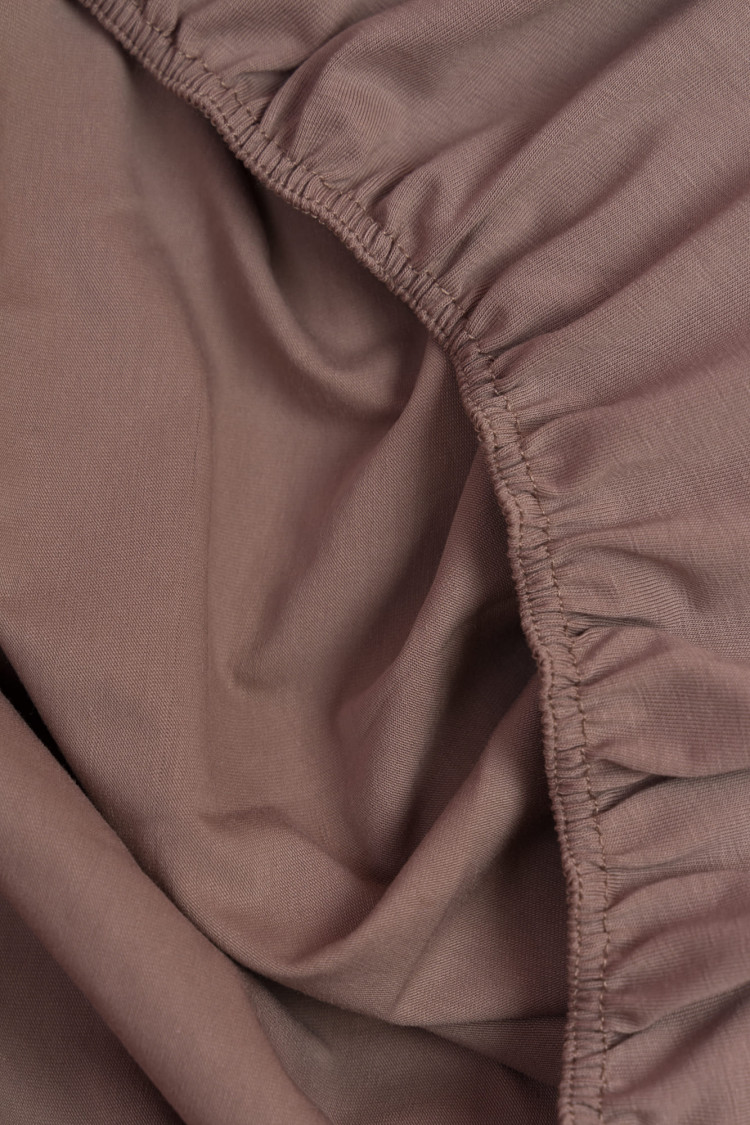 Простыня на резинке 180х200 GERMAN GRASS NOBLE TRADITIONS JERSEY TAUPE GRASS 180х200х40