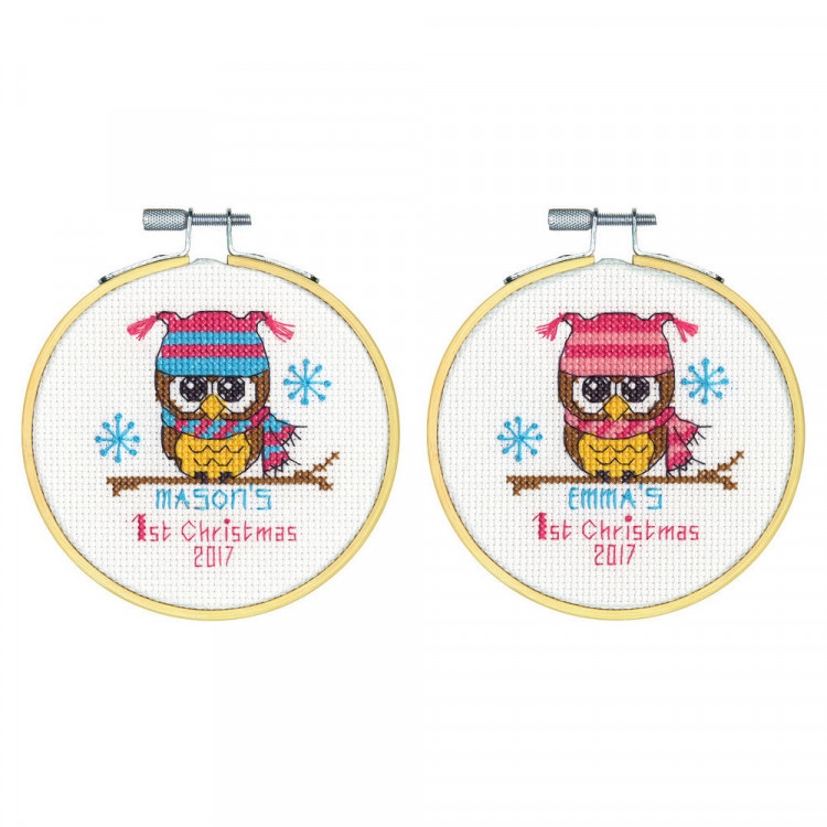 Набор для вышивания DIMENSIONS 70-08965 Первое рождество 10x10 см