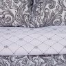 Постельное белье из поплина ЭТЕЛЬ ВЕНЗЕЛЬ серебро 1,5-спальное