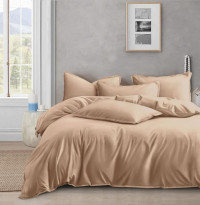 Постельное белье из люксового сатина АЛЬВИТЕК ОCA-002 мокко 70х70 (2шт) 1,5-спальное