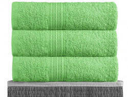Полотенце махровое BAYRAMALY салатовое 70х140