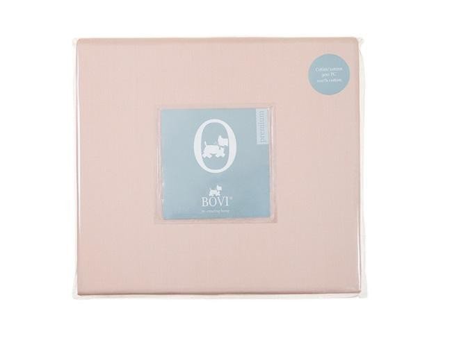 Простыня из сатина LUXBERRY БАЗОВАЯ розовая 240х280