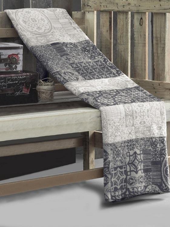 Плед хлопковый с акрилом KARNA MARSHAL 180х240