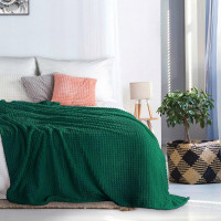 Плед однотонный фланелевый TANGO BARRETTA 07 зеленый 150х200