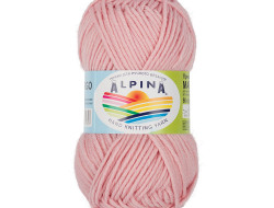 Пряжа ALPINA MARGO №19 бледно-розовая 100% мериносовая шерсть 10 шт х 50 гр, 75 м +/- 4 м