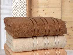 Набор полотенец махровых хлопковых KARVEN MICRO DELUX HS1011 V1 70х140 (3шт)