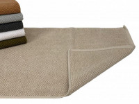 Коврик для ног махровый хлопковый KARVEN KV433 GUR-582 bej 50х80