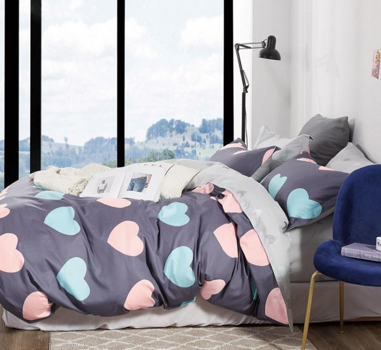 Постельное белье двухстороннее из твила TANGO TPIG-469 50х70 (1шт), 70х70 (1шт) 1,5-спальное