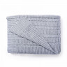 Плед вязаный из акрила BELPOL КОСЫ сумерки 200х220
