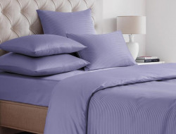 Пододеяльник из страйп-сатина SAILID ST-4-150х215 фиолетовый 150х215