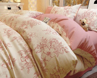 Постельное белье из печатного сатина SAILID B-502-1 1,5-спальное