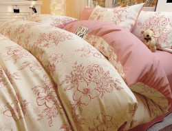 Постельное белье из печатного сатина SAILID B-502-1 1,5-спальное