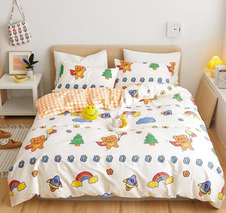 Детское постельное белье из сатина TANGO NOVELLA TS-X187 50х70 (1шт) и 70х70 (1шт) 1,5-спальное