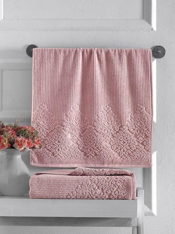 Полотенце махровое KARNA VERDA кирпичное 50х90