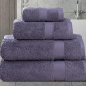 Полотенце хлопковое махровое KARNA AREL светлая лаванда 100х150
