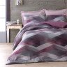 Постельное белье из сатина-люкс ISSIMO HELIX пурпурное евро