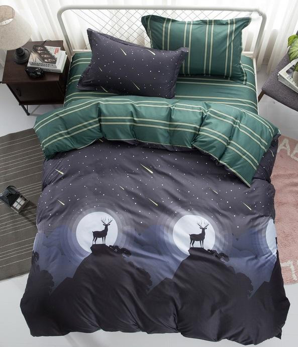 Постельное белье из микросатина TANGO DREAM FLY DF-308 50х70 (2шт) евро