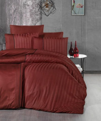 Постельное белье из сатина де люкс KARVEN N044 MODALIFE CINNAMON 50х70 (2шт), 70х70 (2шт) евро