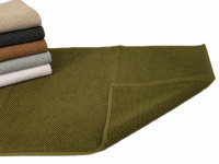Коврик для ног махровый хлопковый KARVEN KV433 GUR-582 haki yesil 50х80