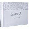 Покрывало жаккардовое с наволочками KARNA CORDENYA стоне 250х270