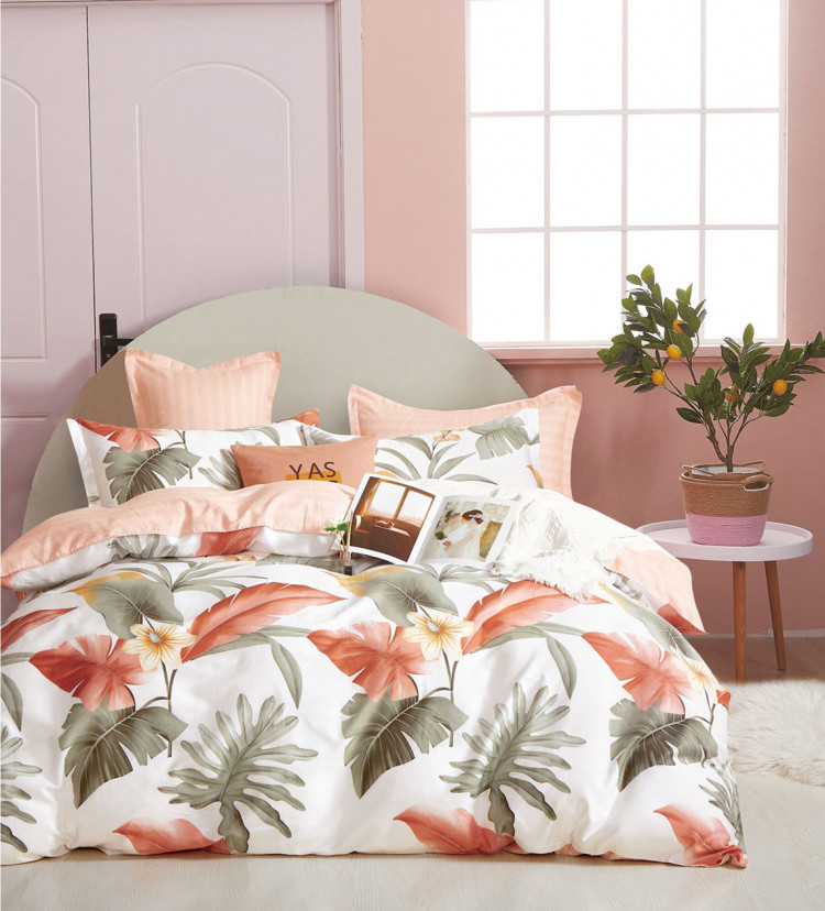 Постельное белье из твил-сатина TANGO парадис 50х70 (2шт) 1,5-спальное