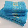 Набор полотенец махровых из бамбука DELICE ENJOY LIFE голубой 50х90 (2шт), 70х140 (2шт)
