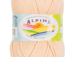 Пряжа ALPINA MISTY №11 персиковая 70% хлопок, 30% шерсть 10 шт х 50 гр, 105 м +/- 5 м