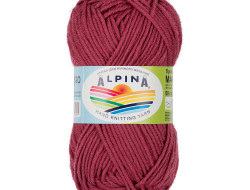 Пряжа ALPINA MARGO №23 бледно-брусничная 100% мериносовая шерсть 10 шт х 50 гр, 75 м +/- 4 м