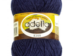 Пряжа ADELIA KISS №30 синяя 100% полиэстер, 10 шт х 50 гр, 145 м +/- 7 м
