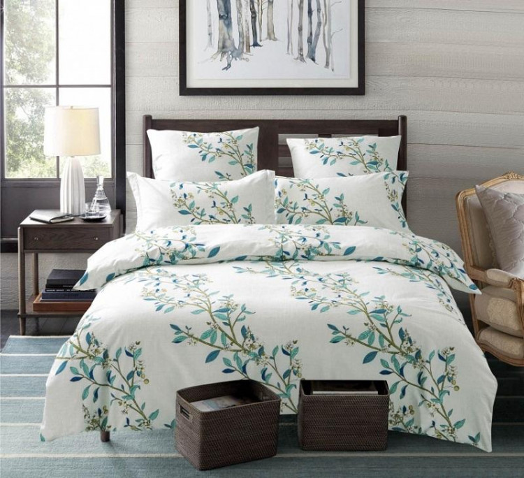 Постельное белье из поплина SAILID A-198-4 семейное