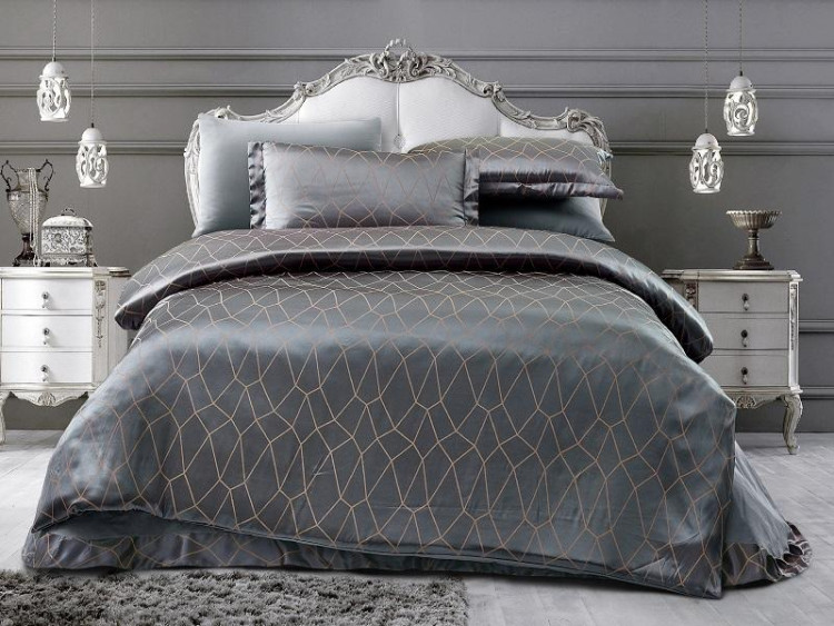 Постельное белье жаккардовое CRISTELLE CJ03-65 LA COLLECTION DU LOUVRE евро