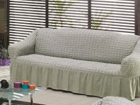 Чехол на трехместный диван BULSAN серый