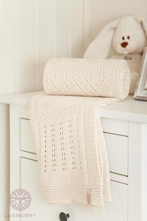 Плед детский LUXBERRY IMPERIO 7 экрю 75х100