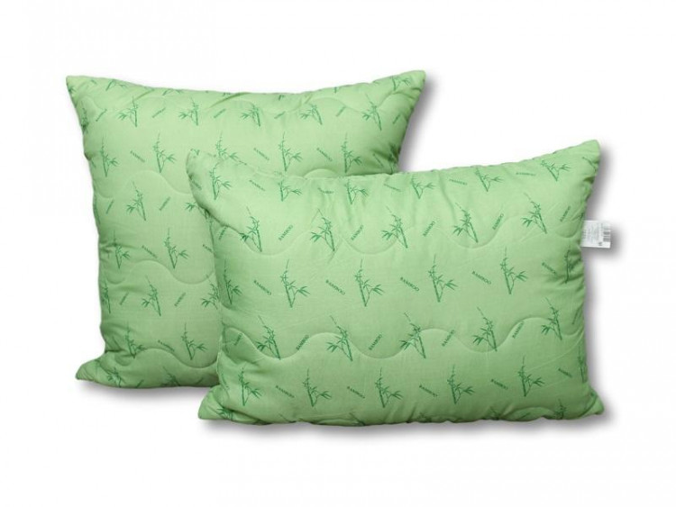 Подушка стеганая АЛЬВИТЕК BAMBOO-ПОЛИСАТИН мультиколор 60х60 средняя