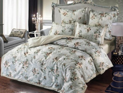 Постельное белье из сатина с вышивкой  SAILID D-208-2 2-спальное