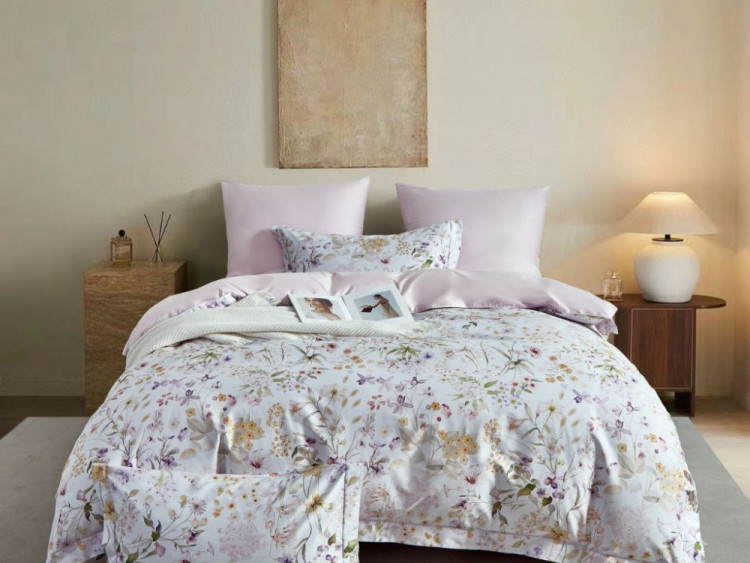 Постельное белье из египетского хлопка Premium ASABELLA 2198-7 50х70 (2шт) и 70х70 (2шт) семейное