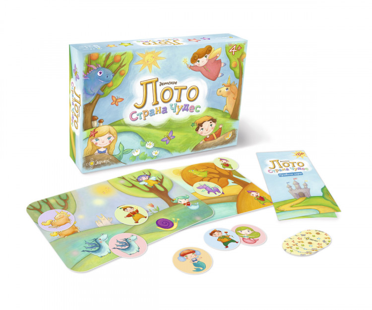 Настольная игра ЭВРИКУС Лото детское. Страна чудес BG-12056