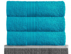 Полотенце махровое BAYRAMALY морская волна 70х140
