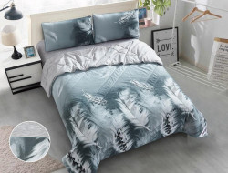Постельное белье из микросатина с одеялом TANGO DE VERANO Y100-80 50х70 (1шт), 70х70 (1шт) 1,5-спальное