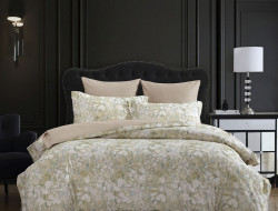 Постельное белье из фланели ASABELLA Яблоневый сад 50х70 (1шт) и 70х70 (1шт) 1,5-спальное