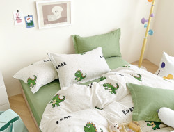 Постельное белье из твил-сатина TANGO дино 50х70 (1шт), 70х70 (1шт) 1,5-спальное