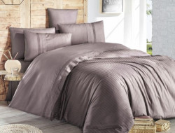 Постельное белье из DELUXE ранфорса KARVEN N030 GALA LEYLAK 50х70 (2шт), 70х70 (2шт) семейное