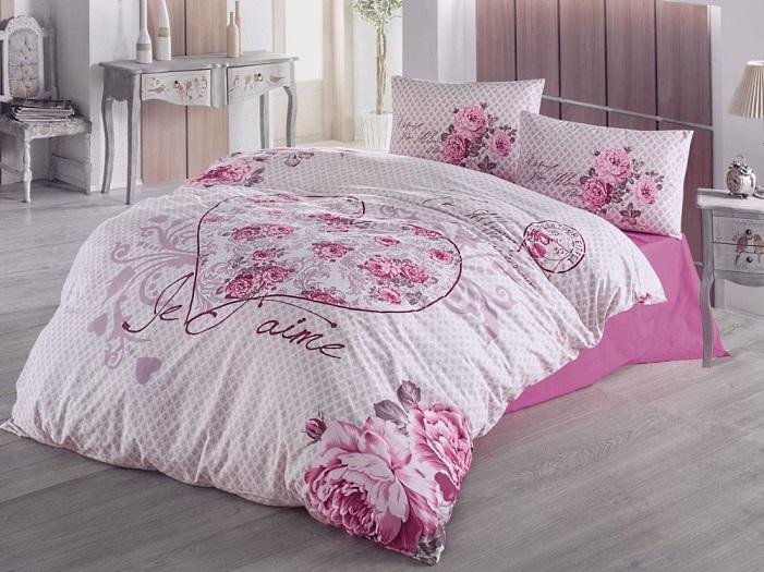 Постельное белье из ранфорса IRINA HOME JE TAIME 3D евро