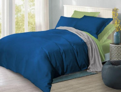 Постельное белье двухстороннее из сатина SAILID BL-52-3 евро